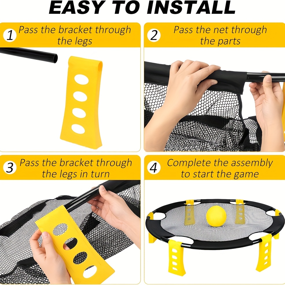 مجموعة ألعاب ضرب كرة الطائرة ا - مراجعة Spike Ball Game وسعره