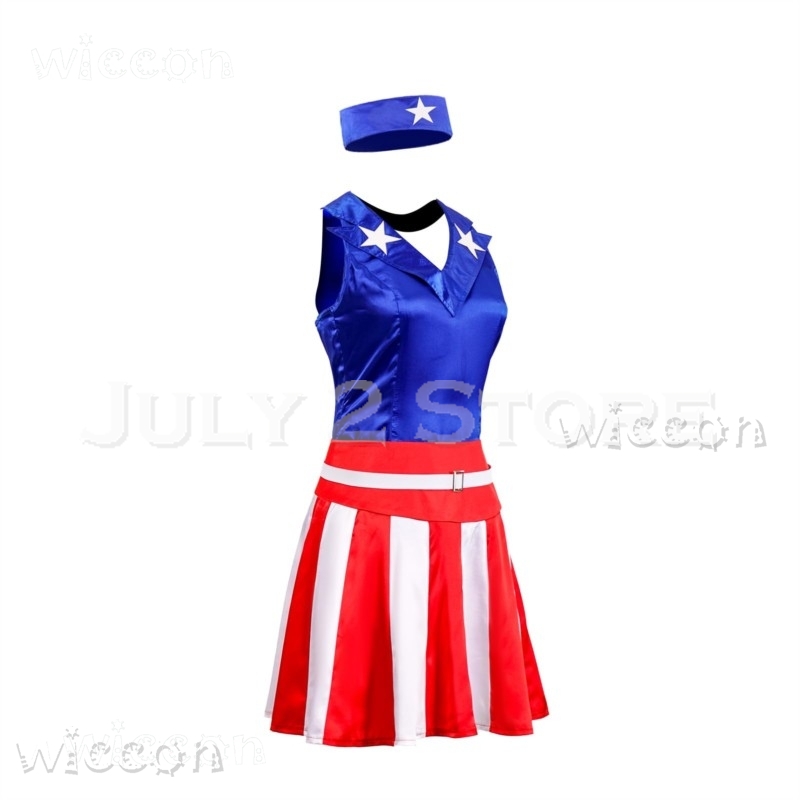 فستان تشجيع للسيدات بتصميم الع - مراجعة Party Games Usa وسعره