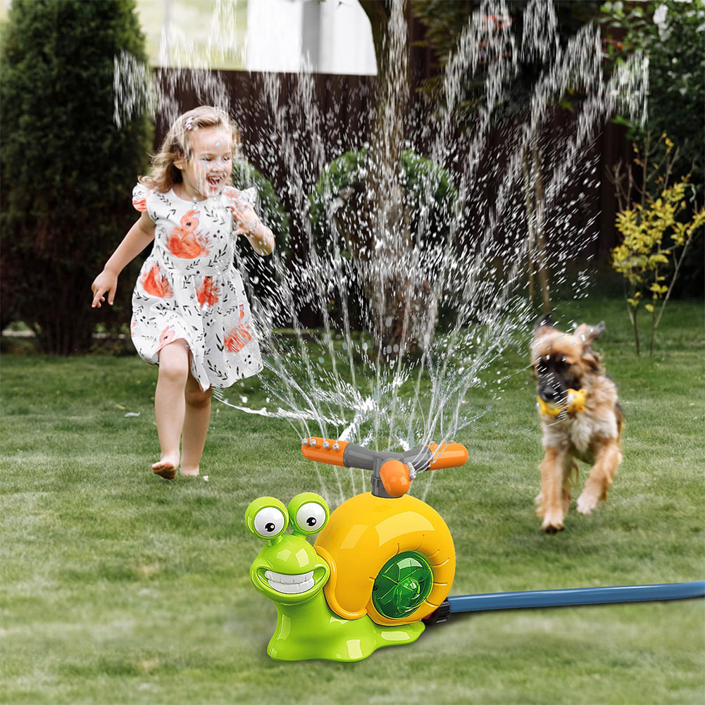 رشاش مياه على شكل حلزون كرتوني - مراجعة Games Garden Party وسعره
